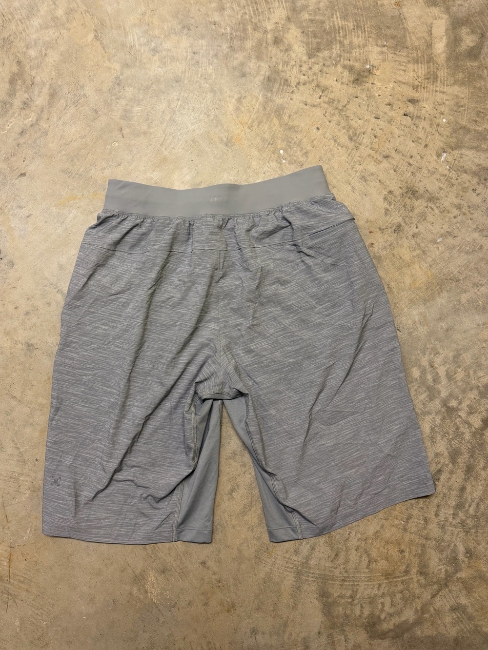 lululemon athletica T.H.E  Men's Light Gray Athletic Shorts